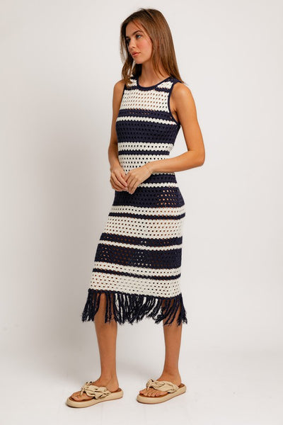 Take Me To The Beach Crochet Dress