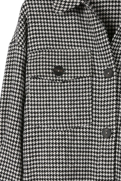 Chic Houndstooth Shacket