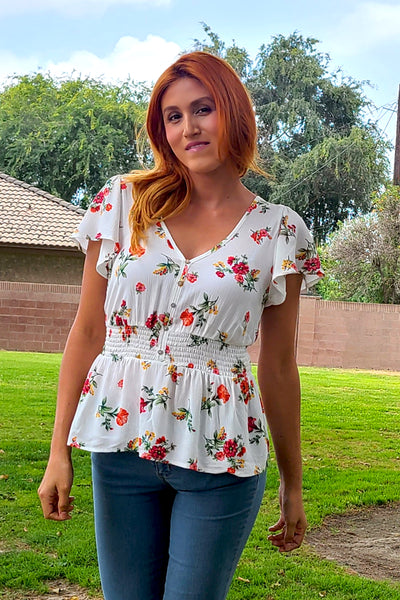 Dreamy Floral Top